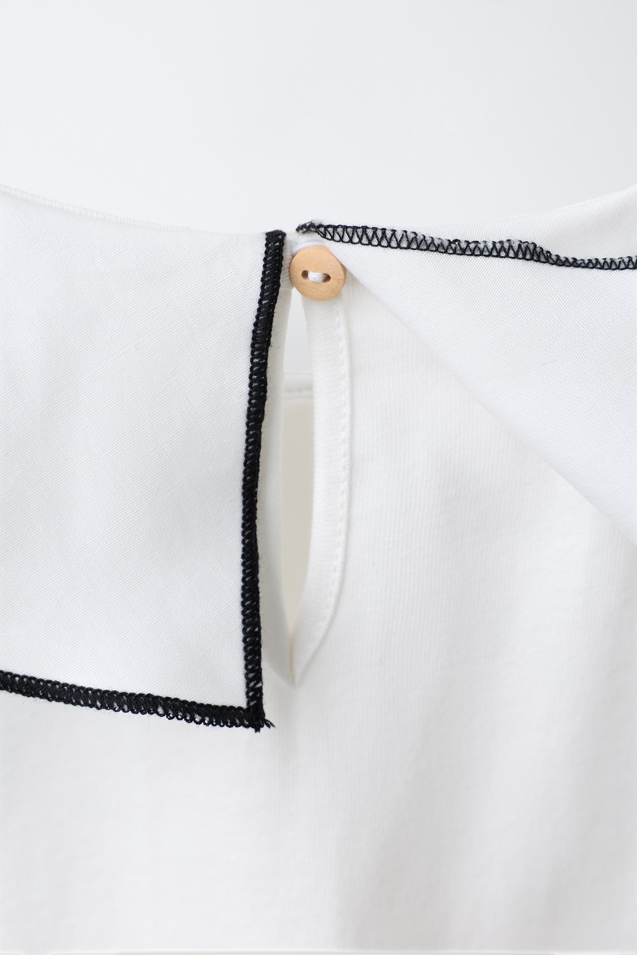 SCARF BOW T-SHIRT